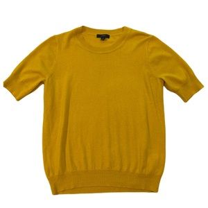 J. Crew Sweater Top in Yellow/Women’s size Small.